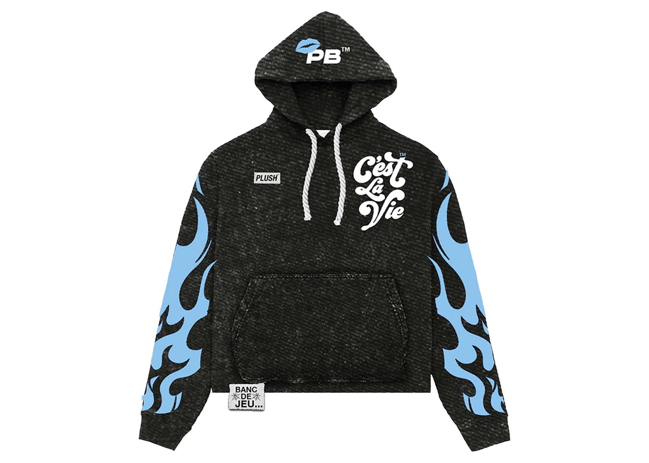 Peluche Hoodie Blue - Playbenchi