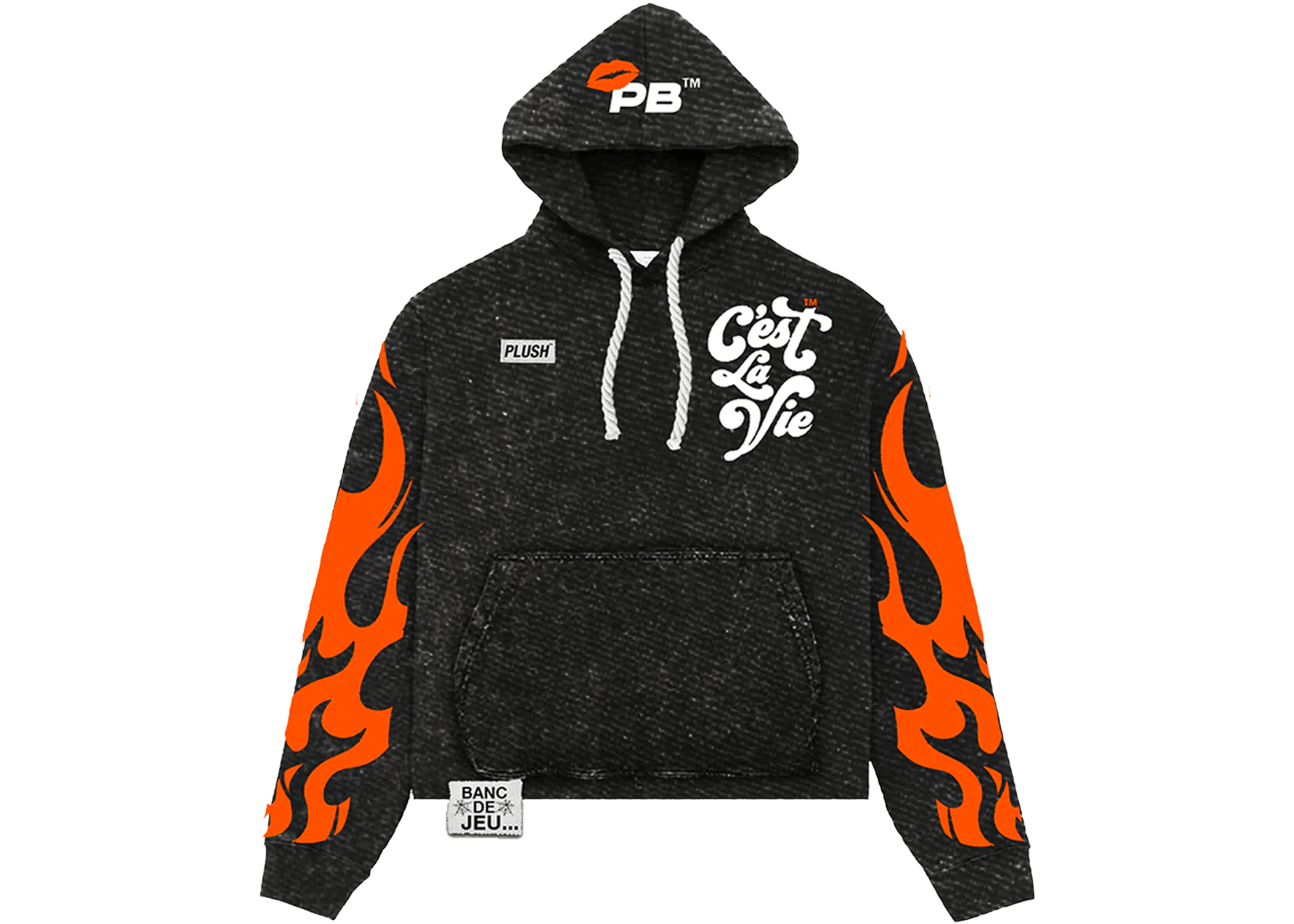 Peluche Hoodie Orange - Playbenchi