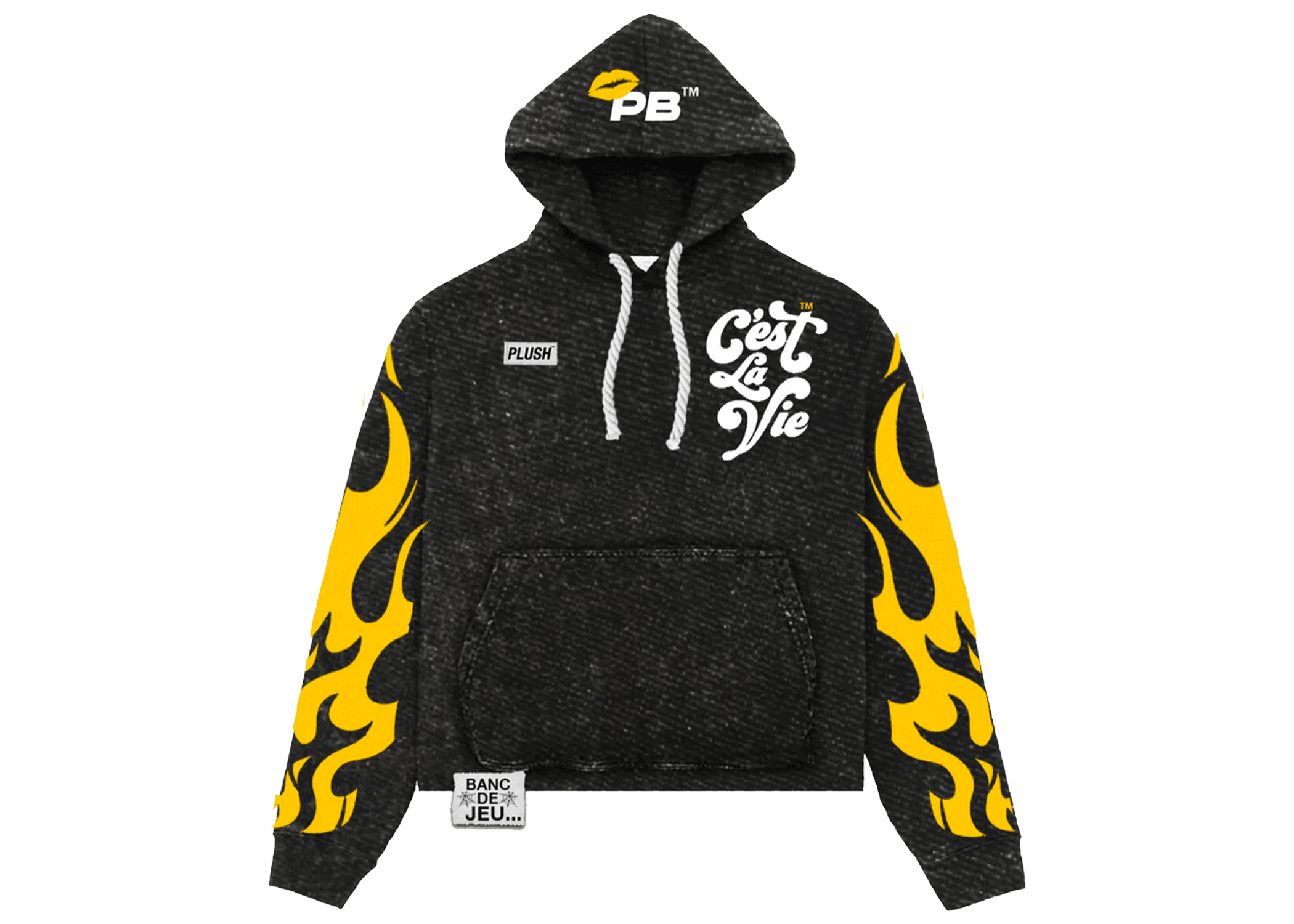 Peluche Hoodie Yellow - Playbenchi